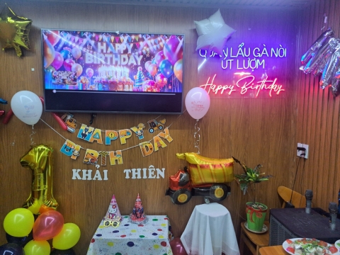 SET UP TIỆC SINH NHẬT CHO BÉ