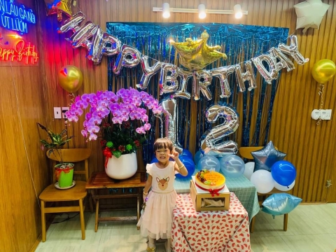 SET UP TIỆC SINH NHẬT CHO BÉ