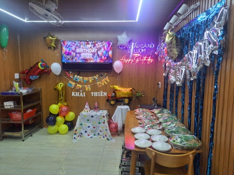 SET UP TIỆC SINH NHẬT CHO BÉ